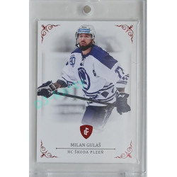 2023 Legendary Cards REKORDY ČESKÉ EXTRALIGY #59 Milan Gulaš Red 01/10
