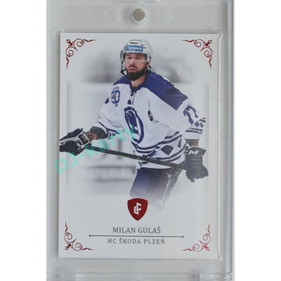 2023 Legendary Cards REKORDY ČESKÉ EXTRALIGY #59 Milan Gulaš Red 01/10