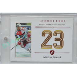 2023 Legendary Cards REKORDY ČESKÉ EXTRALIGY #ZC-PR2 Jaroslav Bednář Základní Část Red 08/10