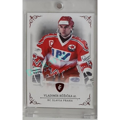 2023 Legendary Cards REKORDY ČESKÉ EXTRALIGY #109 Vladimír Růžička st. Red 05/10