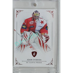 2023 Legendary Cards REKORDY ČESKÉ EXTRALIGY #1 Adam Svoboda Red 02/10