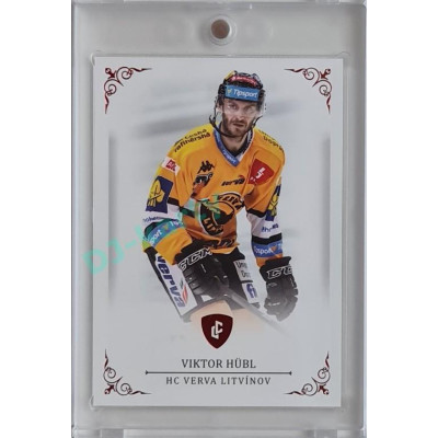 2023 Legendary Cards REKORDY ČESKÉ EXTRALIGY #106 Viktor Hübl Red 05/10