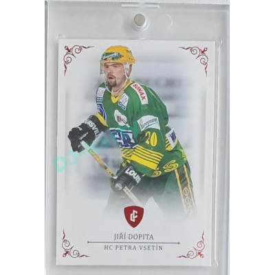 2023 Legendary Cards REKORDY ČESKÉ EXTRALIGY #28 Jiří Dopita Red 02/10