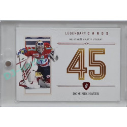 2023 Legendary Cards REKORDY ČESKÉ EXTRALIGY #ZC-03 Dominik Hašek Základní Část Red 08/10