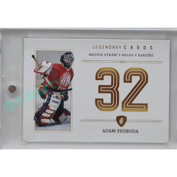 2023 Legendary Cards REKORDY ČESKÉ EXTRALIGY #ZC-MS07 Adam Svoboda Základní Část Gold 07/20