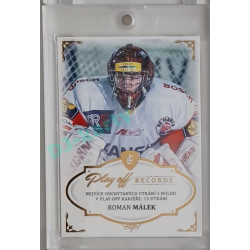 2023 Legendary Cards REKORDY ČESKÉ EXTRALIGY #PS-01 Roman Málek Play Off Gold 11/20