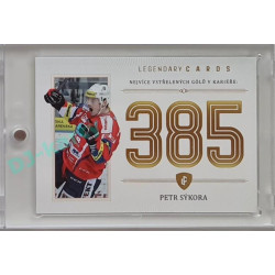2023 Legendary Cards REKORDY ČESKÉ EXTRALIGY #ZC-GC2 Petr Sýkora Základní Část Gold Gold 12/20