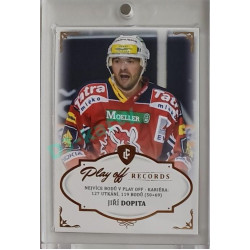 2023 Legendary Cards REKORDY ČESKÉ EXTRALIGY #PPC-03 Jiří Dopita Play Off Gold 14/20