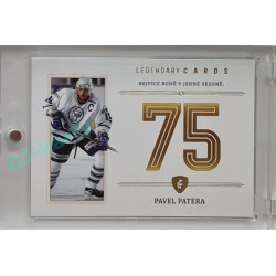 2023 Legendary Cards REKORDY ČESKÉ EXTRALIGY #ZC-PS4 Pavel Patera Základní Část Gold Gold 07/20