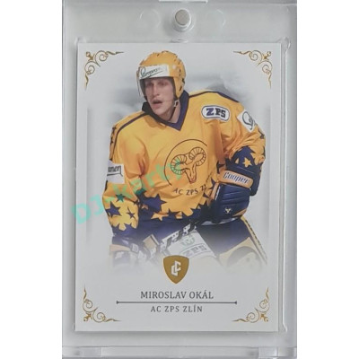 2023 Legendary Cards REKORDY ČESKÉ EXTRALIGY #063 Miroslav Okál Gold 12/20