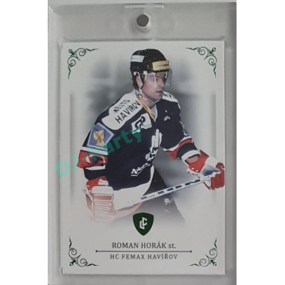 2023 Legendary Cards REKORDY ČESKÉ EXTRALIGY #92 Roman Horák Emerald 4/5