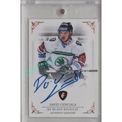 2023 Legendary Cards REKORDY ČESKÉ EXTRALIGY #6 David Cienciala Authentic Signature 09/13