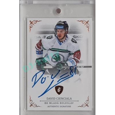 2023 Legendary Cards REKORDY ČESKÉ EXTRALIGY #6 David Cienciala Authentic Signature 09/13
