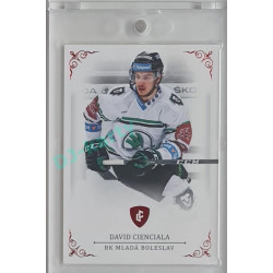2023 Legendary Cards REKORDY ČESKÉ EXTRALIGY #6 David Cienciala Red 02/10