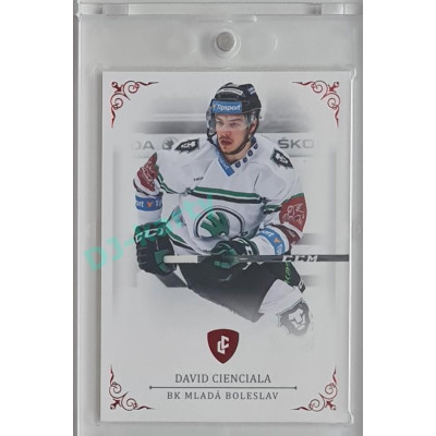 2023 Legendary Cards REKORDY ČESKÉ EXTRALIGY #6 David Cienciala Red 02/10