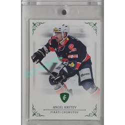 2023 Legendary Cards REKORDY ČESKÉ EXTRALIGY #4 Angel Krstev Emerald 4/5