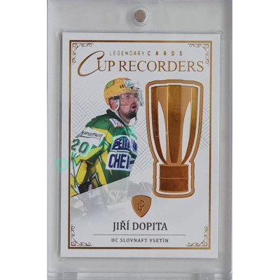 2023 Legendary Cards REKORDY ČESKÉ EXTRALIGY #CR-02 Jiří Dopita Cup Recorders Gold 08/20