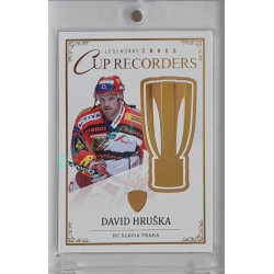 2023 Legendary Cards REKORDY ČESKÉ EXTRALIGY #CR-13 David Hruška Cup Recorders Gold 08/20