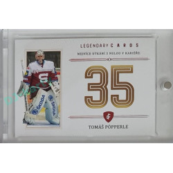 2023 Legendary Cards REKORDY ČESKÉ EXTRALIGY #ZC-MS04 Tomáš Pöpperle Základní Část Red 06/10