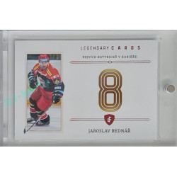 2023 Legendary Cards REKORDY ČESKÉ EXTRALIGY #ZC-MH2 Jaroslav Bednář Základní Část Red 06/10
