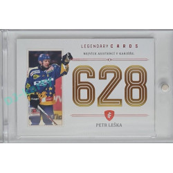 2023 Legendary Cards REKORDY ČESKÉ EXTRALIGY #ZC-AC1 Petr Leška Základní Část Red 06/10