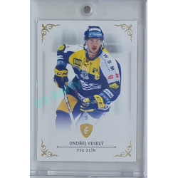 2023 Legendary Cards REKORDY ČESKÉ EXTRALIGY #066 Ondřej Veselý Gold 10/20