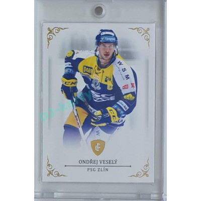 2023 Legendary Cards REKORDY ČESKÉ EXTRALIGY #066 Ondřej Veselý Gold 10/20