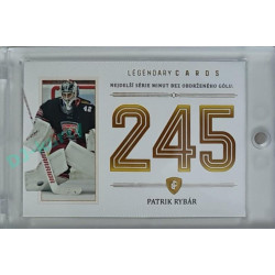 2023 Legendary Cards REKORDY ČESKÉ EXTRALIGY #ZC-SS2 Patrik Rybár Základní Část Gold 07/20