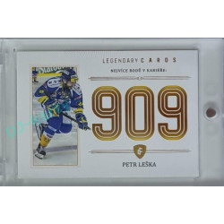 2023 Legendary Cards REKORDY ČESKÉ EXTRALIGY #ZC-PC1 Petr Leška Základní Část Gold 11/20