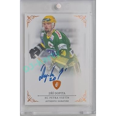 2023 Legendary Cards REKORDY UPDATE #28 Jiří Dopita Authentic Signature 04/13