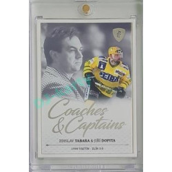 2023 Legendary Cards REKORDY UPDATE #CC-06 Zdislav Tabara / Jiří Dopita Coaches & Captains Platinum 3/3