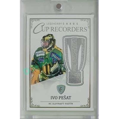 2023 Legendary Cards REKORDY UPDATE #CR-04 Ivo Pešat Cup Recorders Platinum 1/5