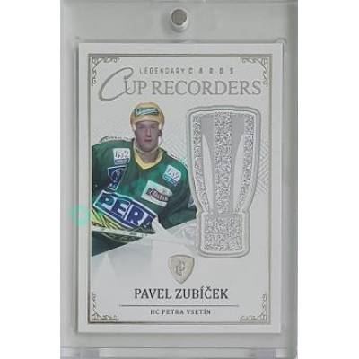 2023 Legendary Cards REKORDY UPDATE #CR-10 Pavel Zubíček Cup Recorders Platinum 1/5