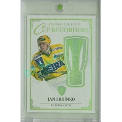 2023 Legendary Cards REKORDY UPDATE #CR-06 Jan Srdínko Cup Recorders Platinum 2/5