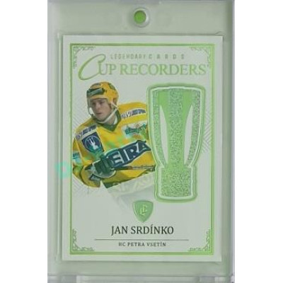 2023 Legendary Cards REKORDY UPDATE #CR-06 Jan Srdínko Cup Recorders Platinum 2/5