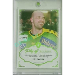 2023 Legendary Cards REKORDY UPDATE #PAC-05 Jiří Dopita Play Off Platinum 3/3