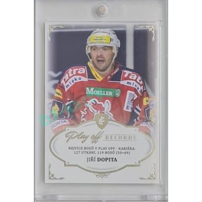 2023 Legendary Cards REKORDY UPDATE #PPC-03 Jiří Dopita Play Off Platinum 3/3