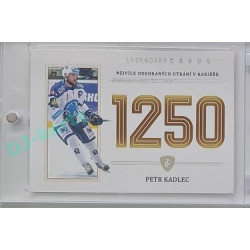 2023 Legendary Cards REKORDY UPDATE #ZC-U01 Petr Kadlec Základní Část Platinum 3/3