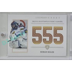 2023 Legendary Cards REKORDY UPDATE #ZC-MG2 Roman Málek Základní Část Platinum 3/3