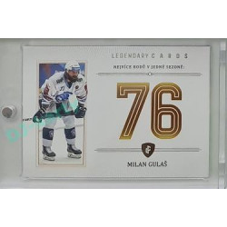 2023 Legendary Cards REKORDY UPDATE #ZC-PS3 Milan Gulaš Základní Část Platinum 3/3