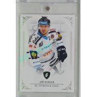 2023 Legendary Cards REKORDY UPDATE #27 Jiří Burger Platinum 2/3