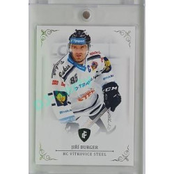 2023 Legendary Cards REKORDY UPDATE #27 Jiří Burger Platinum 2/3