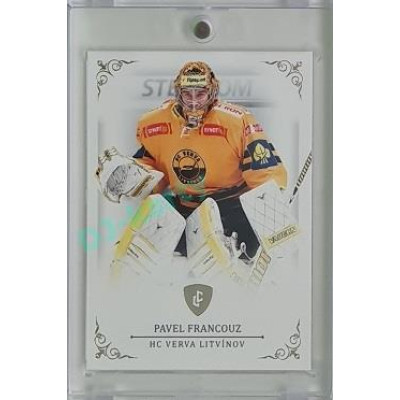 2023 Legendary Cards REKORDY UPDATE #69 Pavel Francouz Platinum 2/3