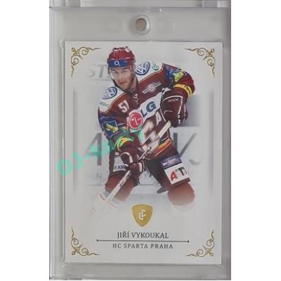 2023 Legendary Cards REKORDY ČESKÉ EXTRALIGY #032 Jiří Vykoukal Gold 09/20