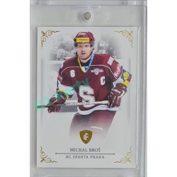2023 Legendary Cards REKORDY ČESKÉ EXTRALIGY #053 Michal Broš Gold 09/20