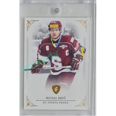 2023 Legendary Cards REKORDY ČESKÉ EXTRALIGY #053 Michal Broš Gold 09/20