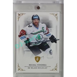 2023 Legendary Cards REKORDY ČESKÉ EXTRALIGY #057 Michal Vondrka Gold 01/20