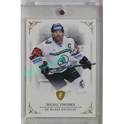 2023 Legendary Cards REKORDY ČESKÉ EXTRALIGY #057 Michal Vondrka Gold 01/20