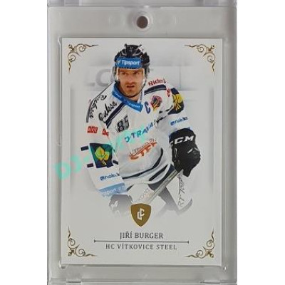 2023 Legendary Cards REKORDY ČESKÉ EXTRALIGY #027 Jiří Burger Gold 01/20