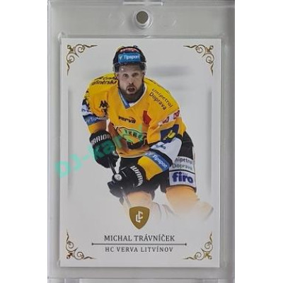 2023 Legendary Cards REKORDY ČESKÉ EXTRALIGY #056 Michal Trávníček Gold 01/20